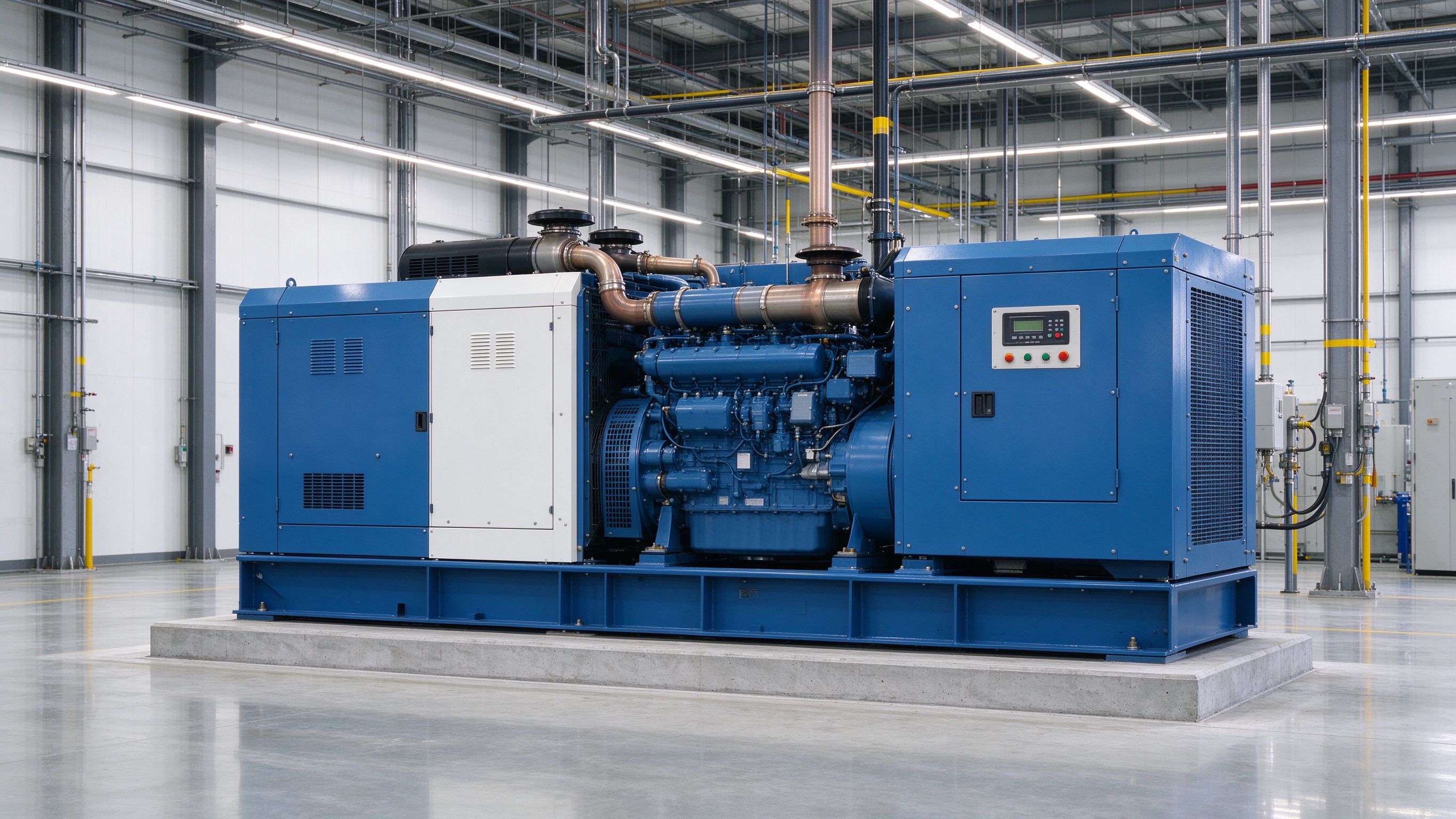 Natural gas generator applications — CHP plants, industrial facilities, gas fields and grid support