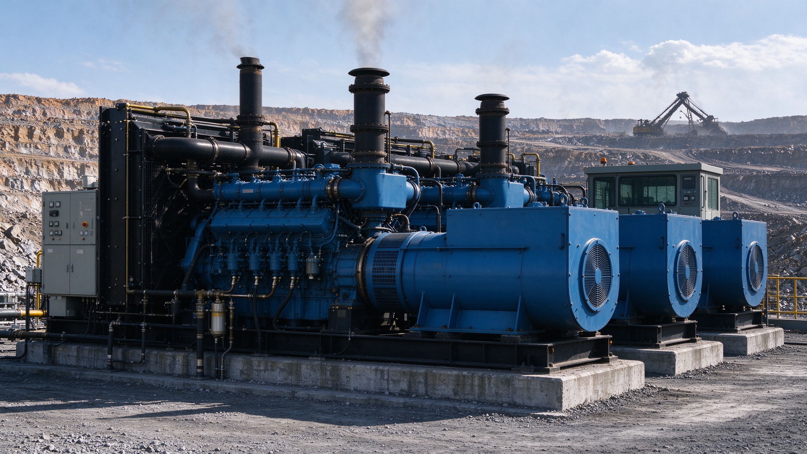 HFO generator applications — mines, islands, oil & gas, off-grid industrial grids