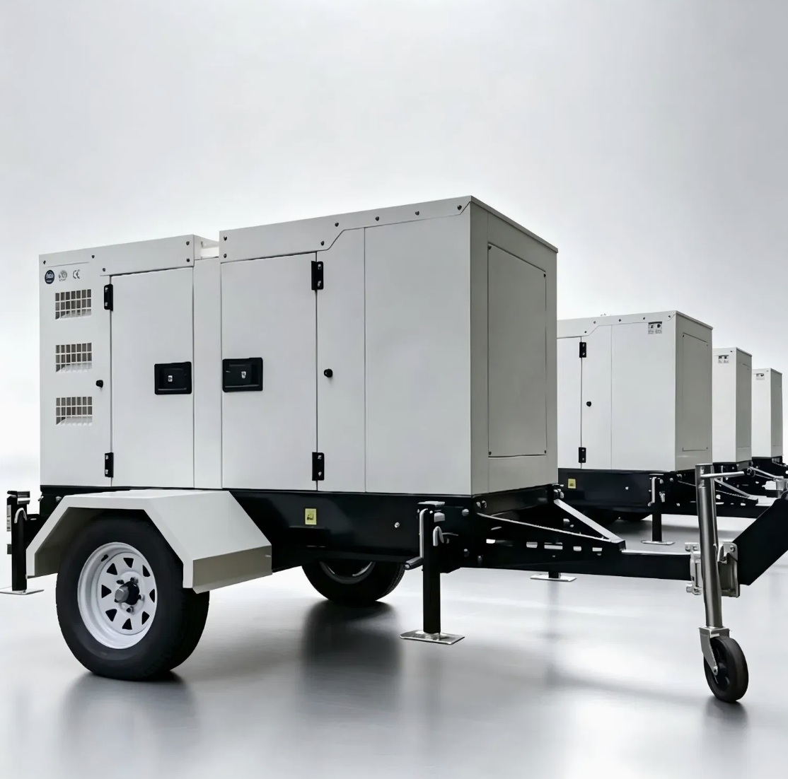 400 kVA trailer mounted diesel generator set